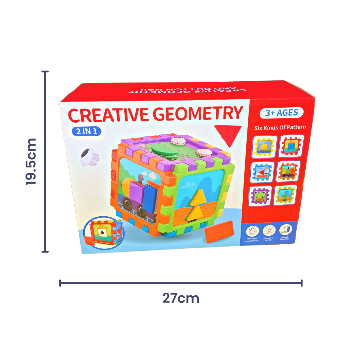 2 u 1 Kocka geometrija - 77 delova