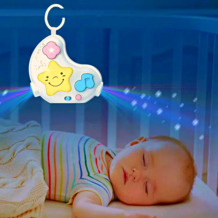 Muzička noćna lampa mesec - za bebe