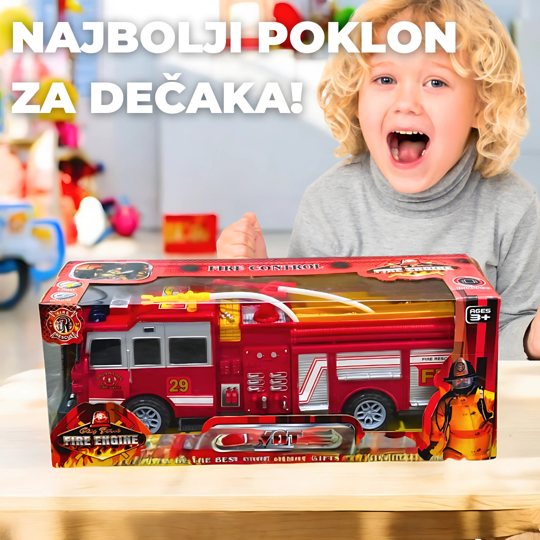 Svetleći Vatrogasni Kamion igračka